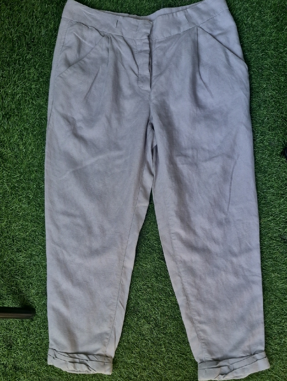 WILFRED- LINEN BLEND CAPRIS